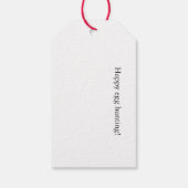 卵の狩り、イースターバニー狩り ギフトタグ (裏面)