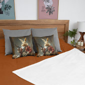 卵の狩り、イースターバニー狩り クッション