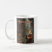 卵の狩り、イースターバニー狩り コーヒーマグカップ (左)