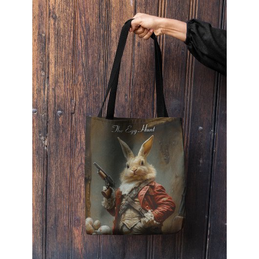 卵の狩り、イースターバニー狩り トートバッグ