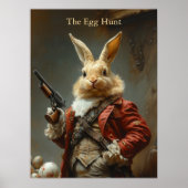 卵の狩り、イースターバニー狩り ポスター (正面)