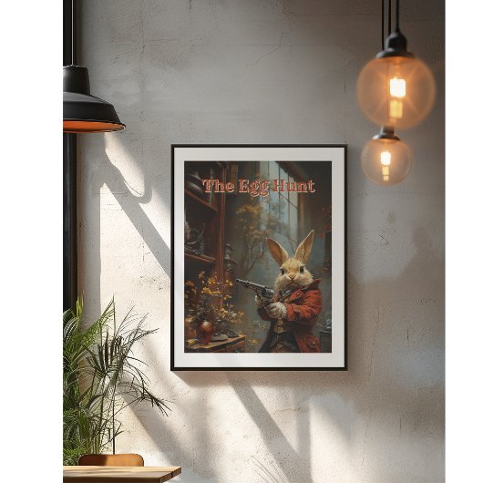 卵の狩り、イースターバニー狩り ポスター