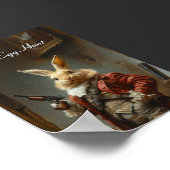 卵の狩り、イースターバニー狩り ポスター (角)