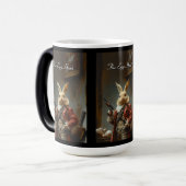 卵の狩り、イースターバニー狩り モーフィングマグカップ (正面左)