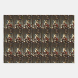 卵の狩り、イースターバニー狩り ラッピングペーパーシート