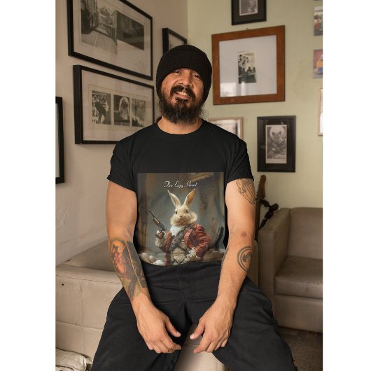 卵の狩り、イースターバニー狩り Tシャツ