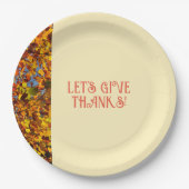 卵の白い家族が幸せ感謝していを集め与える ペーパープレート (正面)