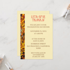 卵の白い感謝祭の夕食秋の饗宴 招待状
