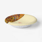 卵の白離れい人は幸せ感謝祭与え感謝していを与える ペーパーボウル (傾斜あり)