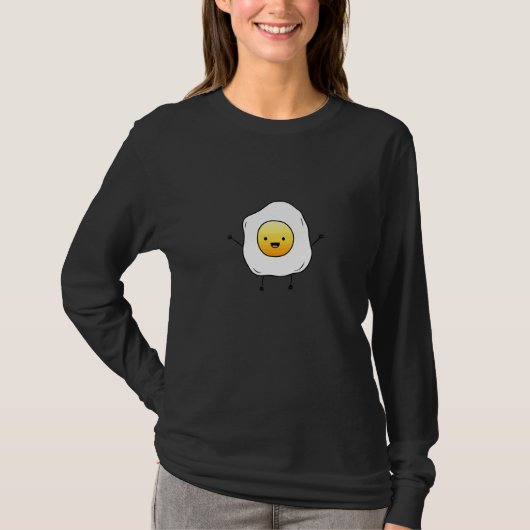 卵の目玉焼き Tシャツ (正面)