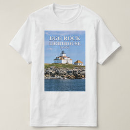卵の石の灯台、バー港のメインのTシャツ Tシャツ