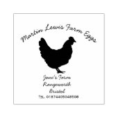 卵の箱のスタンプ ラバースタンプ (インプリント)