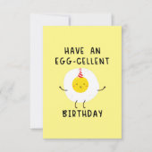 卵の誕生日を迎える サンキューカード (正面)