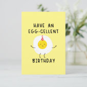 卵の誕生日を迎える サンキューカード (スタンド正面)