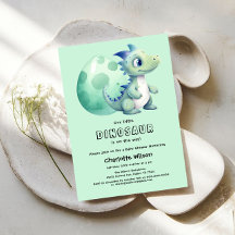 卵の赤ちゃんシャワー付きかわいいベビー恐竜