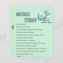 卵の赤ちゃんシャワー付き可愛い恐竜ゲー