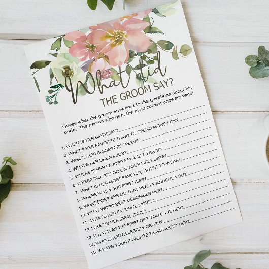 卵の赤面フローラゲームは新郎が言う チラシ