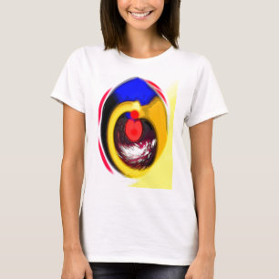 卵の驚き Tシャツ