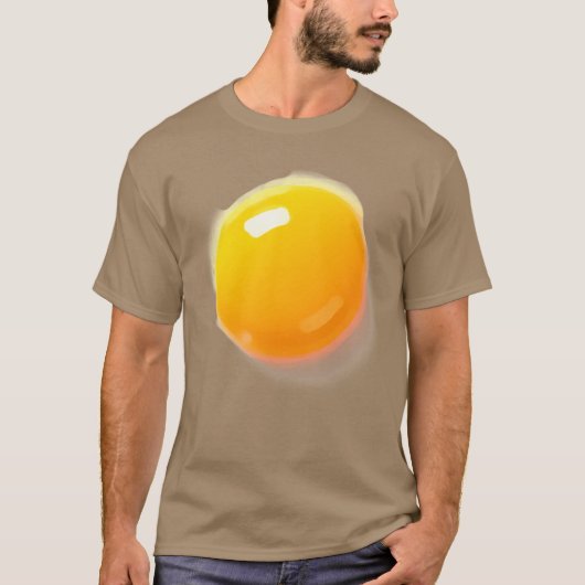 卵の黄身の友達 Tシャツ (正面)