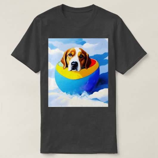 卵の189の犬 Tシャツ (デザイン正面)