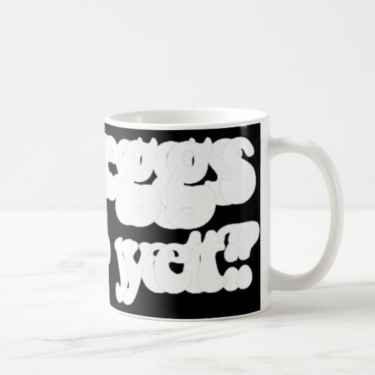 卵はまだ安い？面白い反トランプ風刺デザイン コーヒーマグカップ (右)