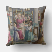 卵はみみずに正しく、です覆われたb工夫します クッション (裏面)