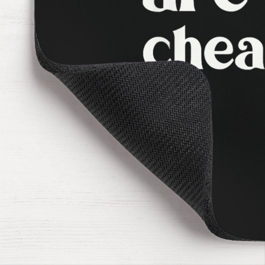 卵は安いけれどもアンチおもしろい切り株の皮肉である マウスパッド (コーナー)