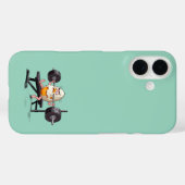 卵ひびジムのフレック Case-Mate iPhoneケース (裏面 (横))