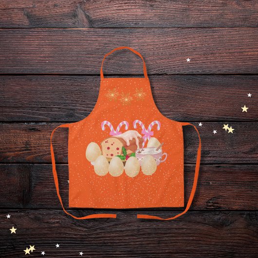 卵や他の喜びオレンジ エプロン