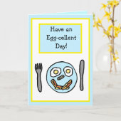 卵を与える日を過ごす、友情 カード (黄色い花)