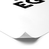 卵を十分に生まおもしろいす ポスター (角)