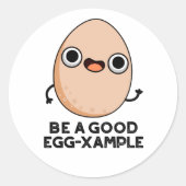 卵を十分に生まおもしろいす ラウンドシール (正面)