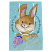 卵を引く卵の狩り子 ミディアムペーパーバッグ (裏面)