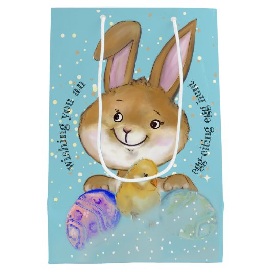 卵を引く卵の狩り子 ミディアムペーパーバッグ (裏面)