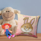 卵を引用した卵の狩りキッズピンク クッション