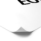 卵を得るおもしろい絶妙な卵パン ポスター (角)