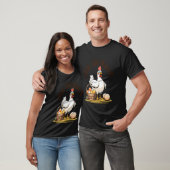 卵を扱うEggCellent裏庭のニワトリローカル Tシャツ (ユニセックス)
