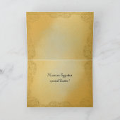 卵を持つイースターひよこ シーズンカード (内部)