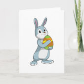 卵を持つウサギ カード (正面)