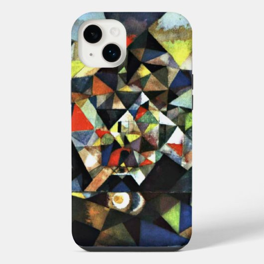 卵を持つクレーの肖像 iPhoneケース (裏面)