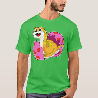 卵を持つヘビ Tシャツ