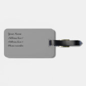 卵を持つモッキング鳥の巣 ラゲッジタグ (裏面横)