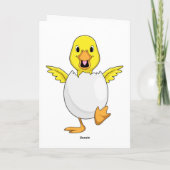 卵を持つ鶏 カード (裏面)