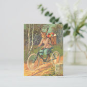 卵を産む自転車のうさぎ！ ポストカード (スタンド正面)