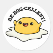 卵を落とすおもしろいほど甘い ラウンドシール (正面)