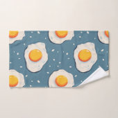 卵を青で揚げる バスタオルセット (ハンドタオル)