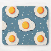 卵を青で揚げる マウスパッド (正面)