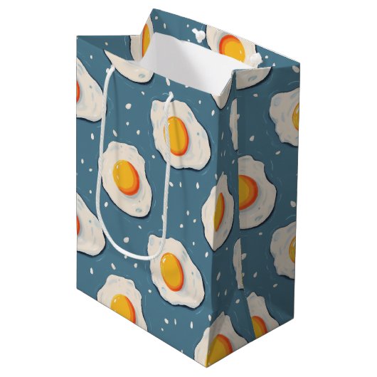 卵を青で揚げる ミディアムペーパーバッグ
