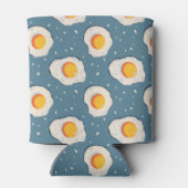 卵を青で揚げる 缶クーラー (裏面)