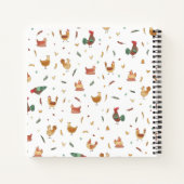 卵アイディアおもしろい鶏 ノートブック (裏面)